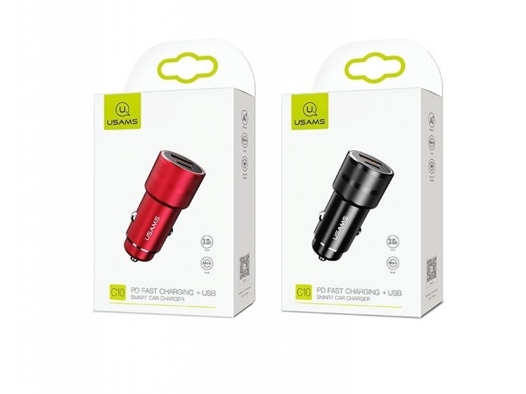 CC059 USB Fast Charging Dual Smart Autonabíječka černá (EU Blister)