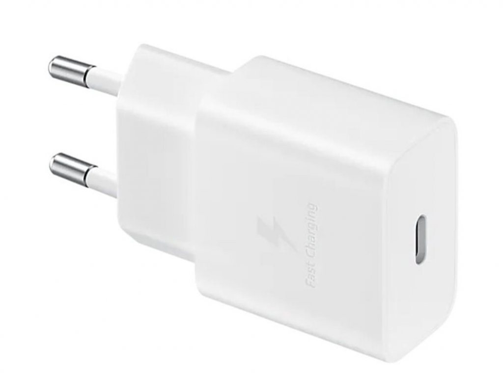 Cestovní nabíječka USB-C 15W - bílá