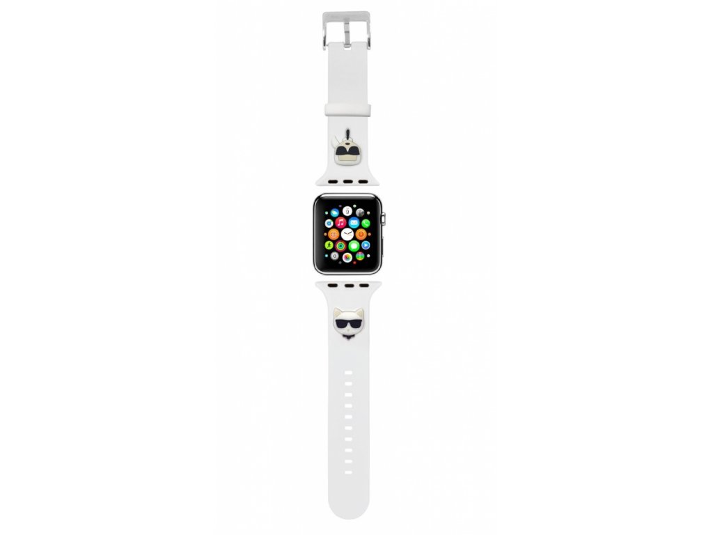 Choupette Řemínek pro Apple Watch 1/2/3/4/5/6/7/SE (42/44mm) bílý