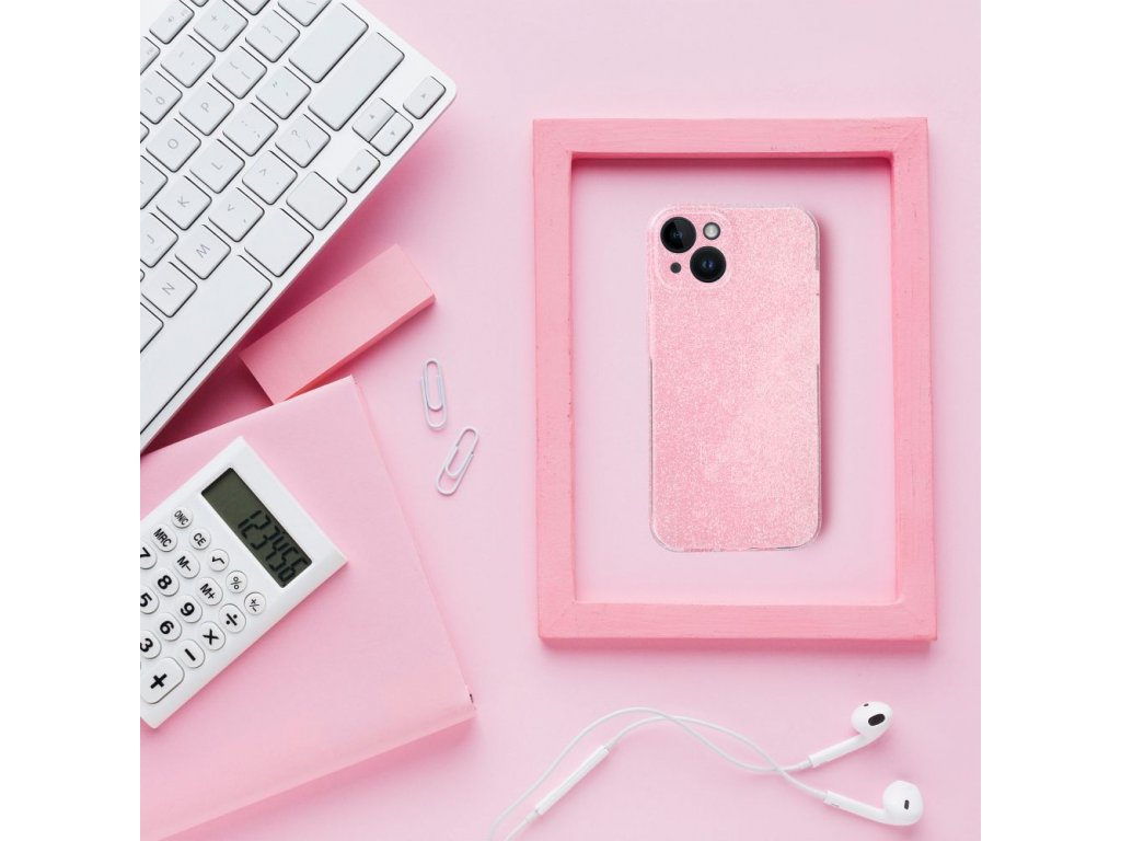 CLEAR CASE 2mm BLINK for IPHONE 14 pink