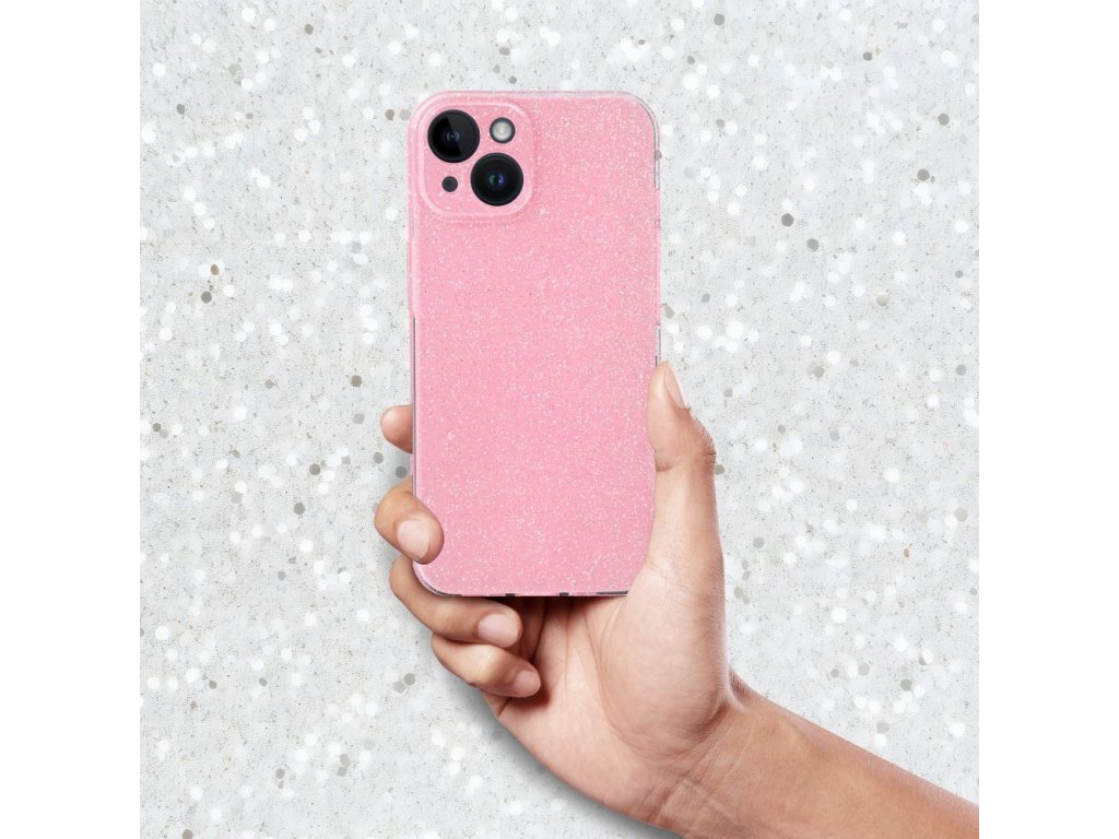 CLEAR CASE 2mm BLINK for IPHONE 15 PRO pink