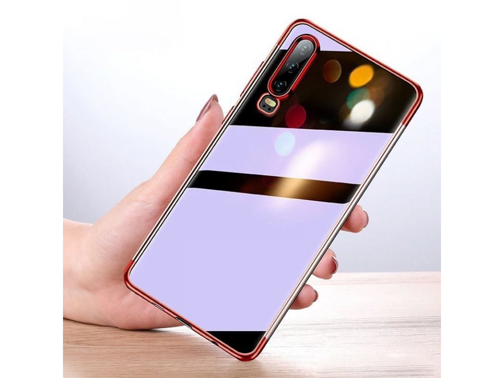 Clear Color case gelové pouzdro s metalickým rámem Huawei P Smart Pro / Huawei Y9s modré