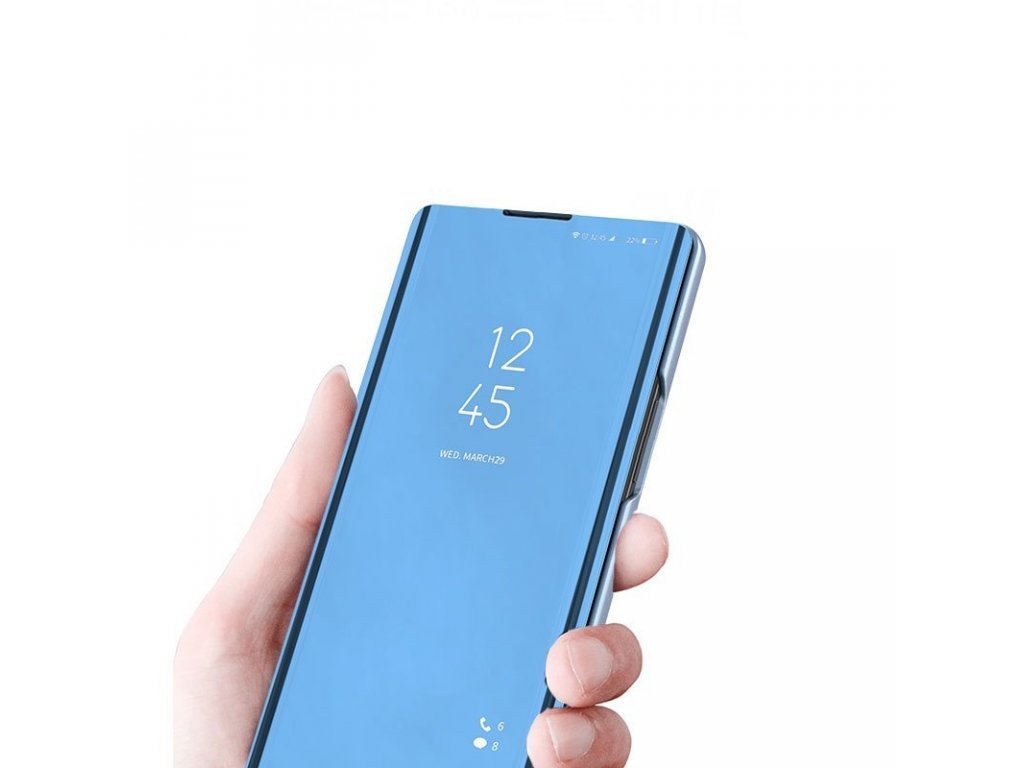 Clear View Case pouzdro s klapkou Xiaomi Redmi Note 8 Pro modré