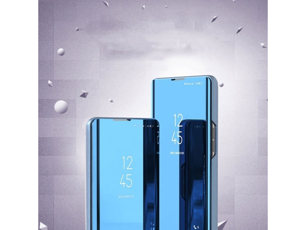 Clear View Case pouzdro s klapkou Xiaomi Redmi Note 8 Pro modré