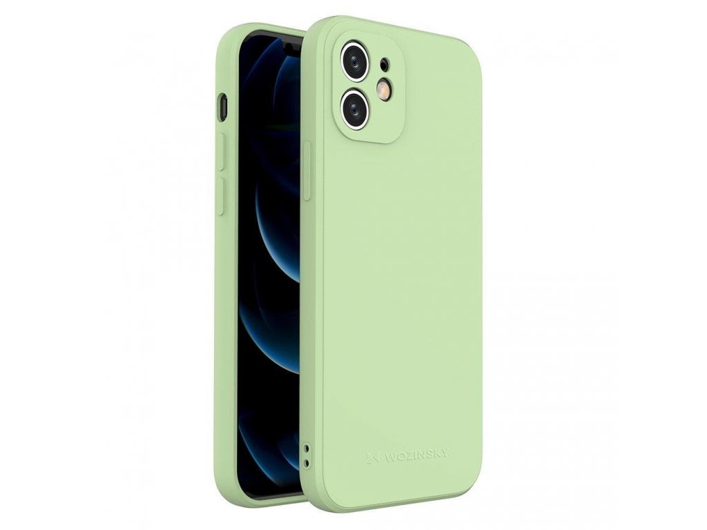 Color Case silikonové elastické pouzdro iPhone XS Max zelené