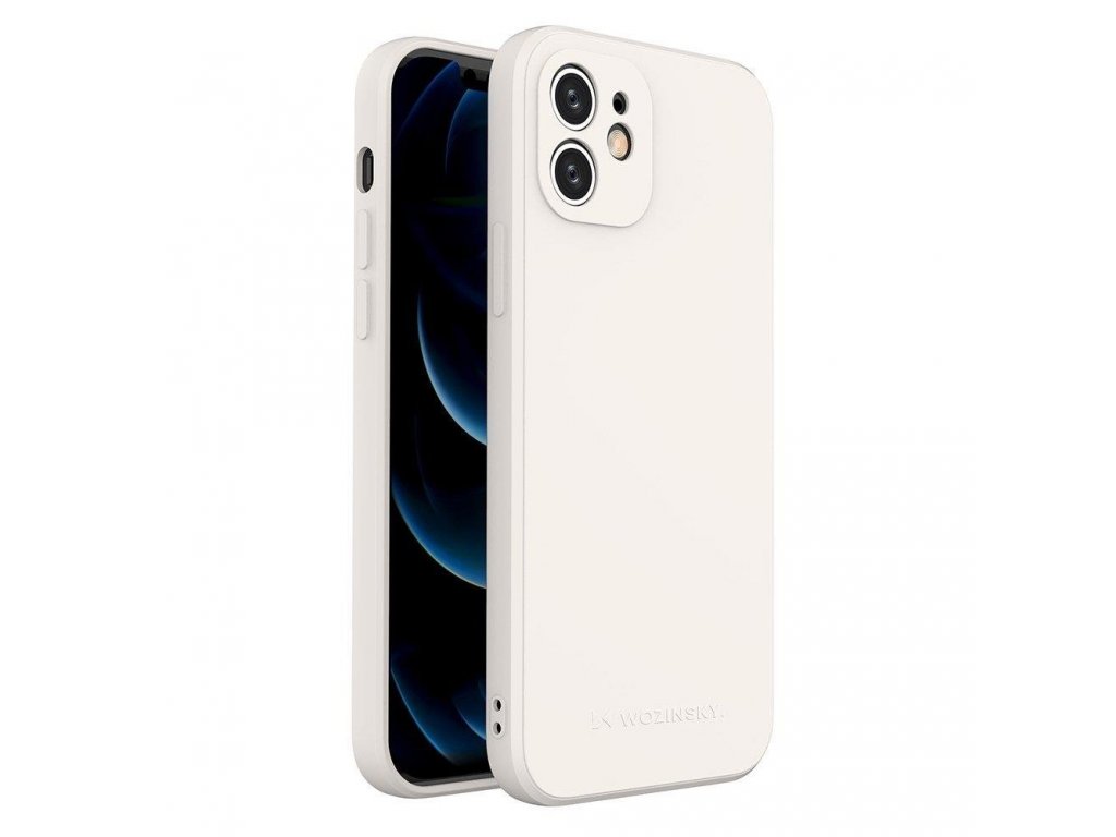 Color Case silikonové pružné odolné pouzdro pro iPhone XS Max bílé