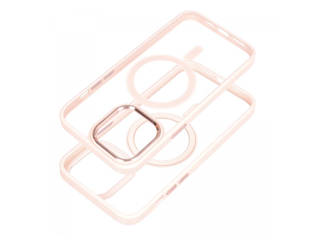 Color Edge Mag Cover case compatible with MagSafe for IPHONE 13 PRO pink