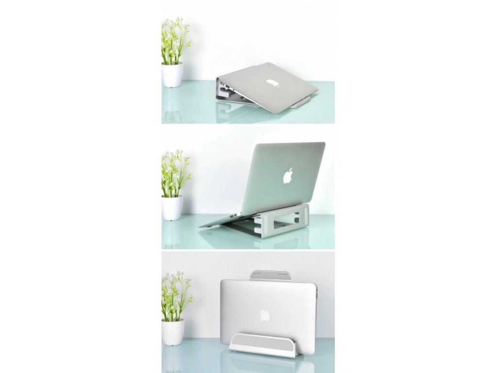 COTECi hliníkový stojan na laptop šedá