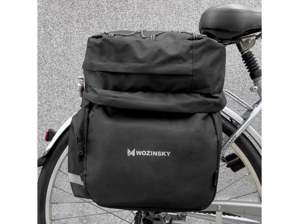 Cyklistická taška bicycle pannier bag 60L černá