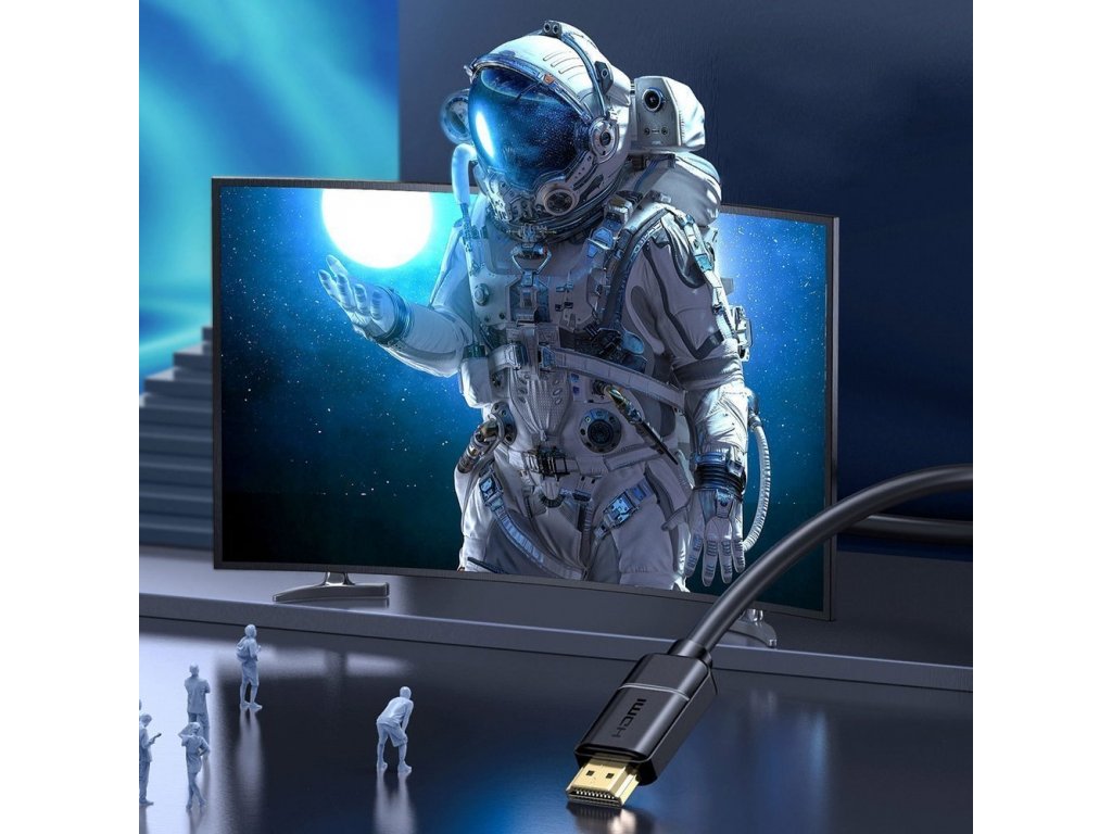 Datový kabel HDMI 2.0 4K 60 Hz 3D HDR 18 Gb/s 1 m černý (CAKGQ-A01)