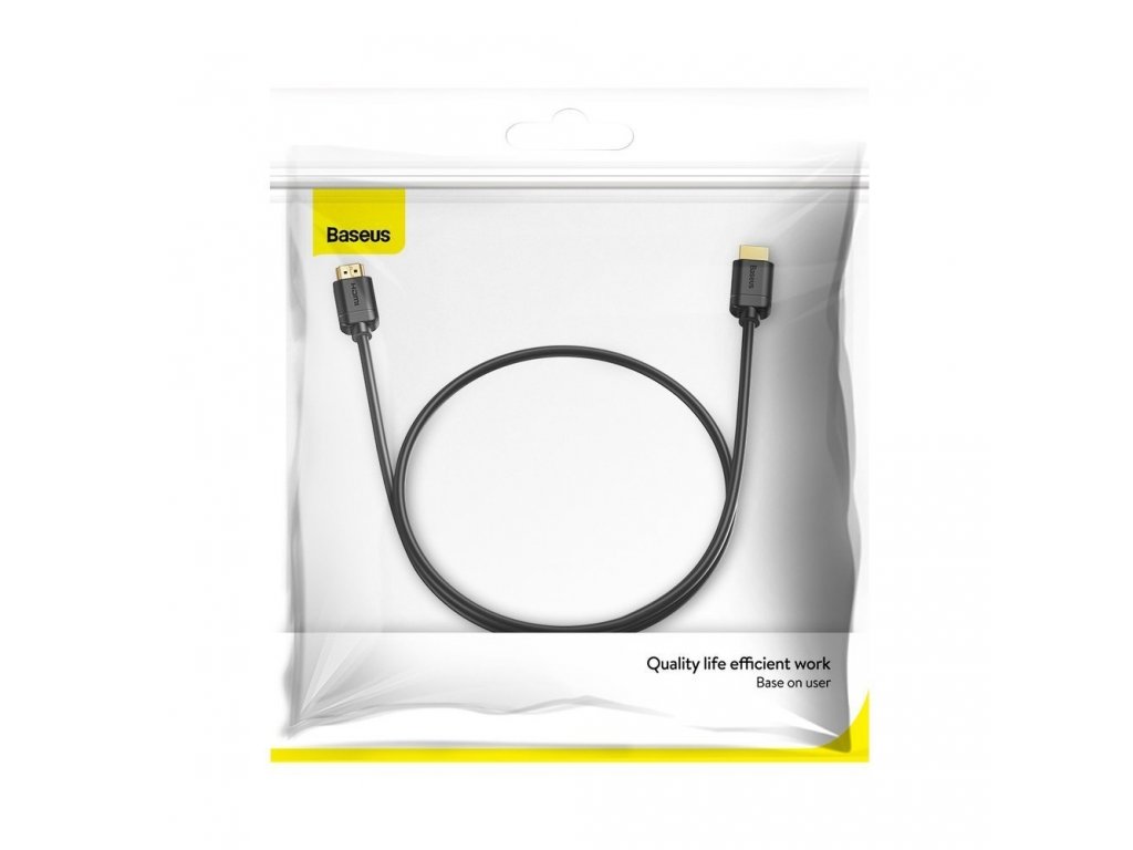 Datový kabel HDMI 2.0 4K 60 Hz 3D HDR 18 Gb/s 1 m černý (CAKGQ-A01)