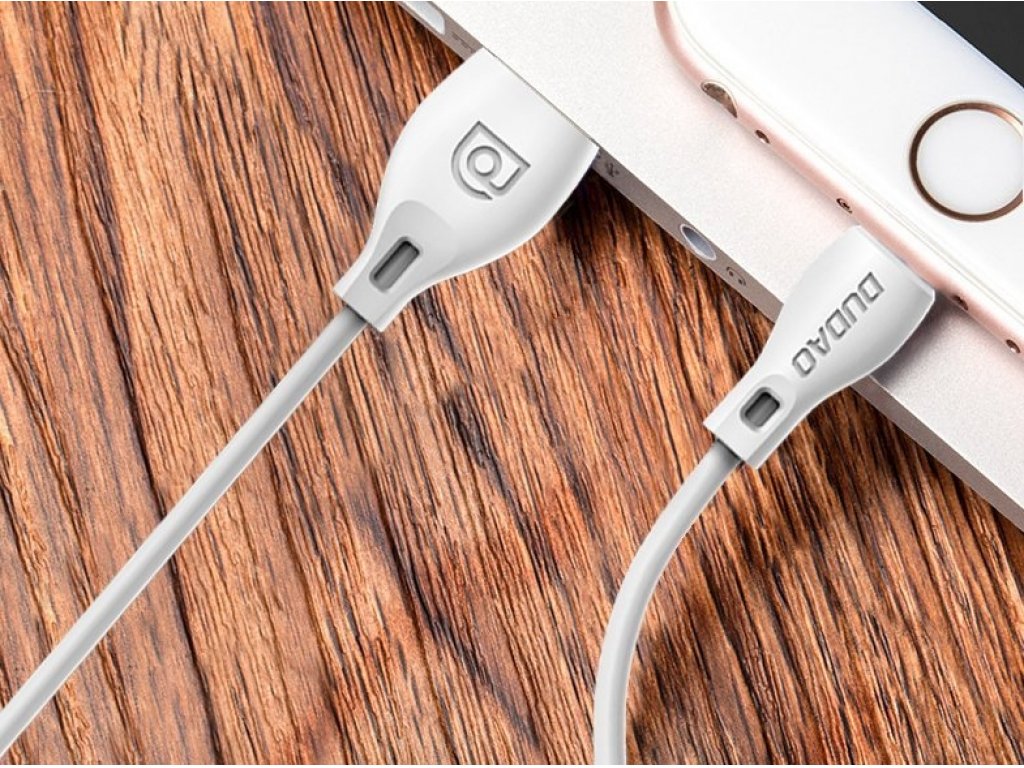 Datový kabel typ USB-C 2,1 A 2 m bílý (L4T 2m bílý)