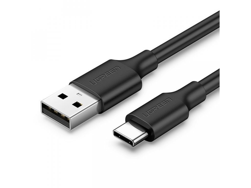 Datový kabel USB na USB-C 3A 0,5 m černý (60115)