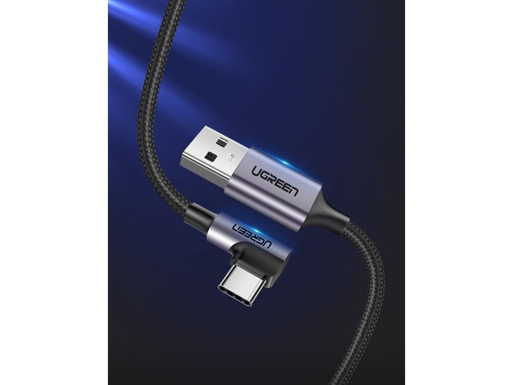 Datový kabel USB - USB-C 1m 3A šedý (50941)