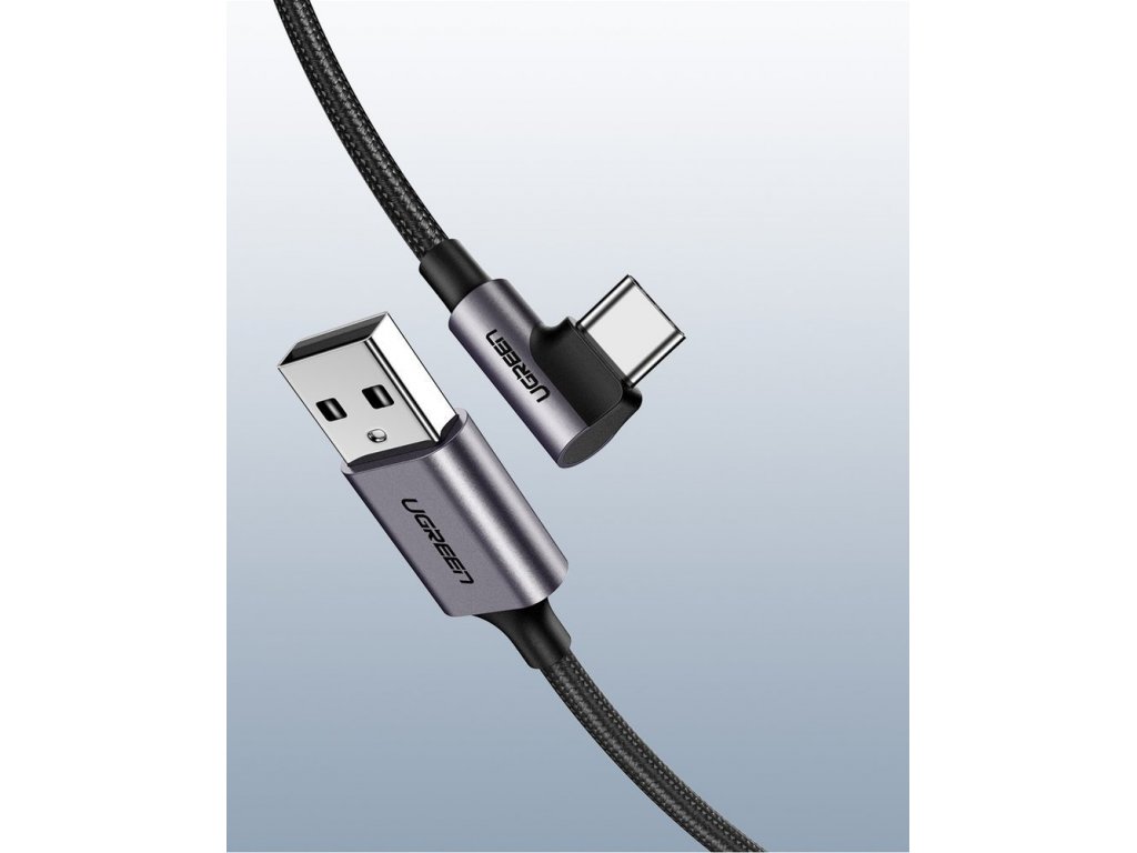 Datový kabel USB - USB-C 1m 3A šedý (50941)