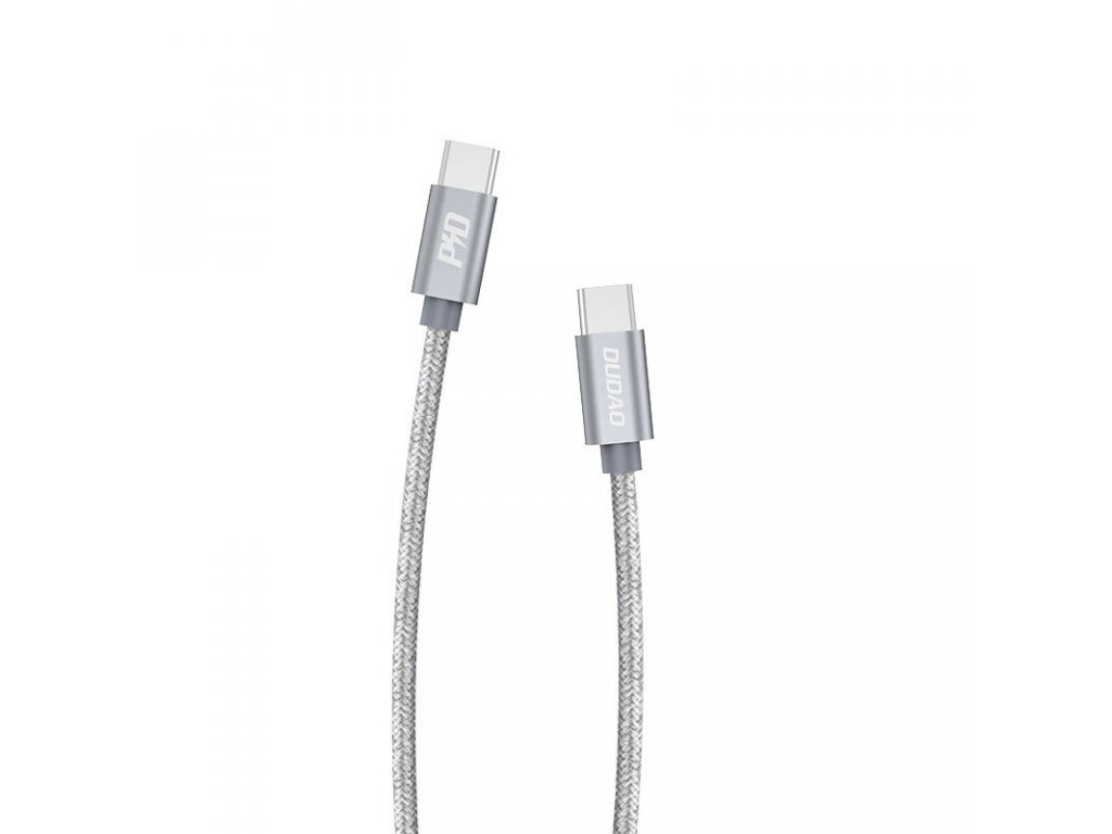 Datový rychlonabíjecí kabel USB-C - USB-C 5 A 45 W 1 m šedý (L5ProC)