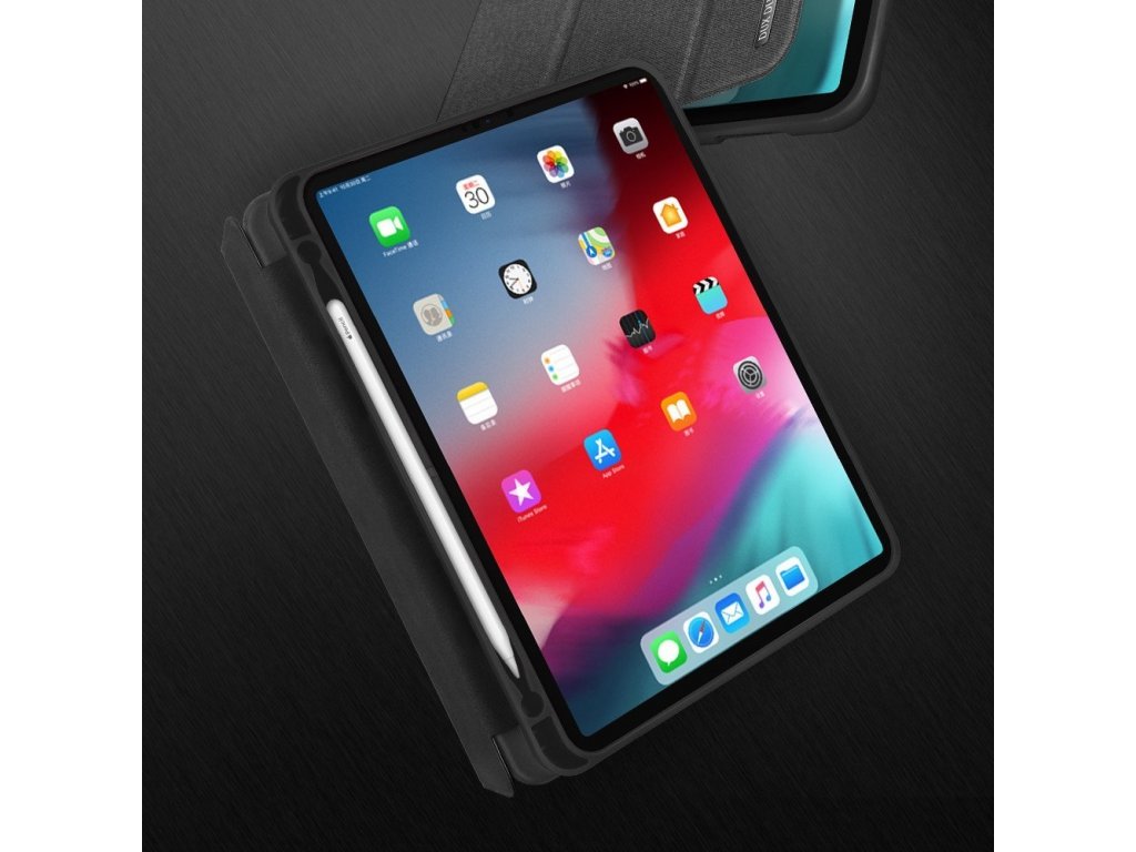 Domo skládané pouzdro na tablet s funkcí Smart Sleep podstavec iPad Pro 11 2018 růžové