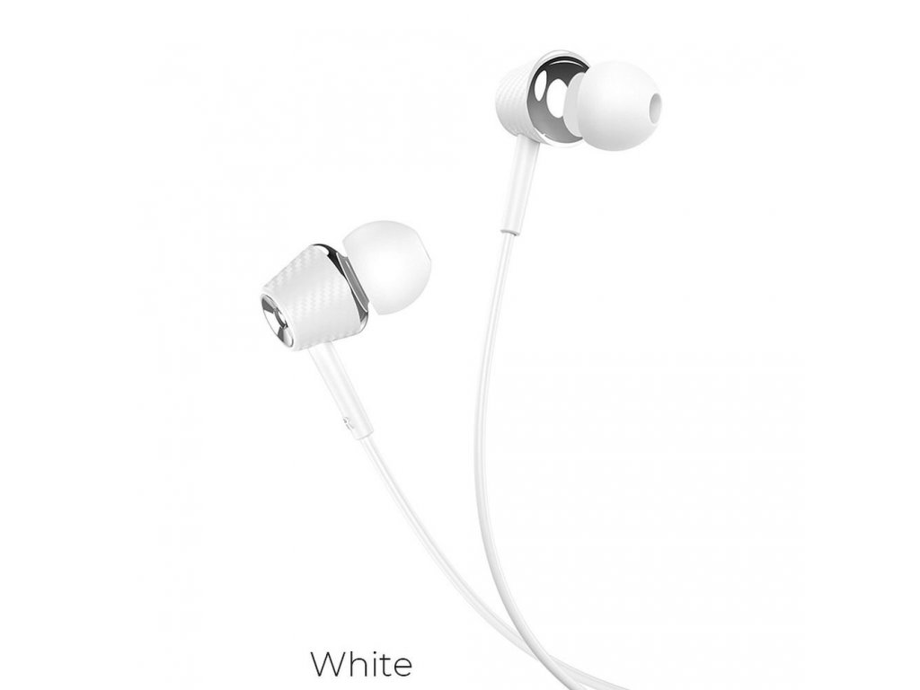 Drátová sluchátka do uší Graceful M70 bílá