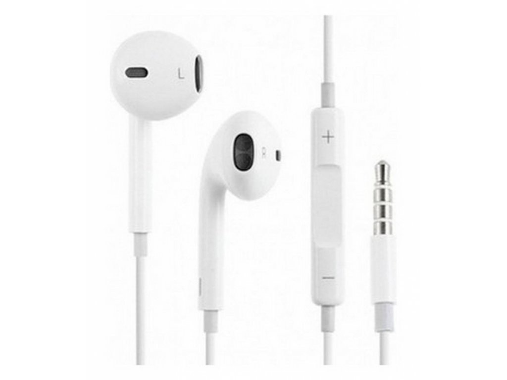 Drátová sluchátka EarPods 3.5mm Stereo HF bílá (EU Blister)