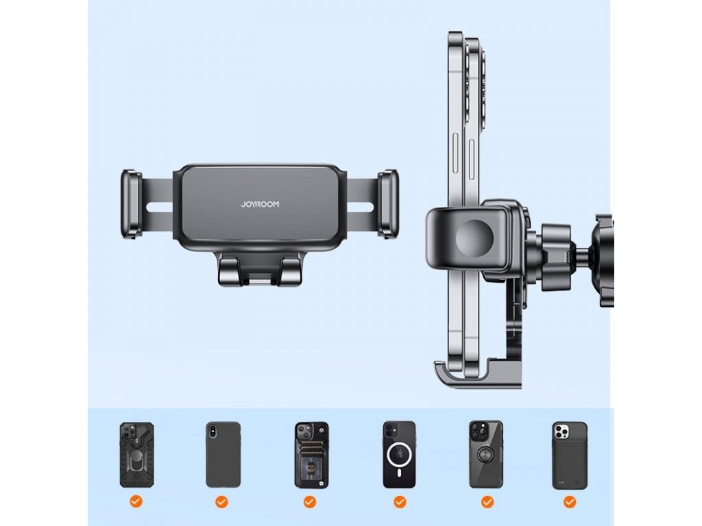 Držák telefonu na palubní desku auta černý (JR-ZS283)