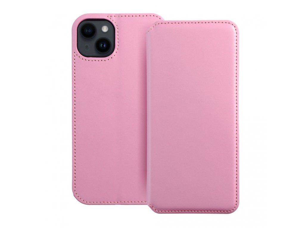 Dual Pocket book for IPHONE 14 PLUS light pink