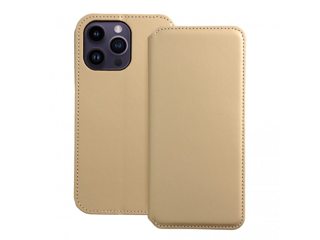 Dual Pocket book for IPHONE 14 PRO MAX gold