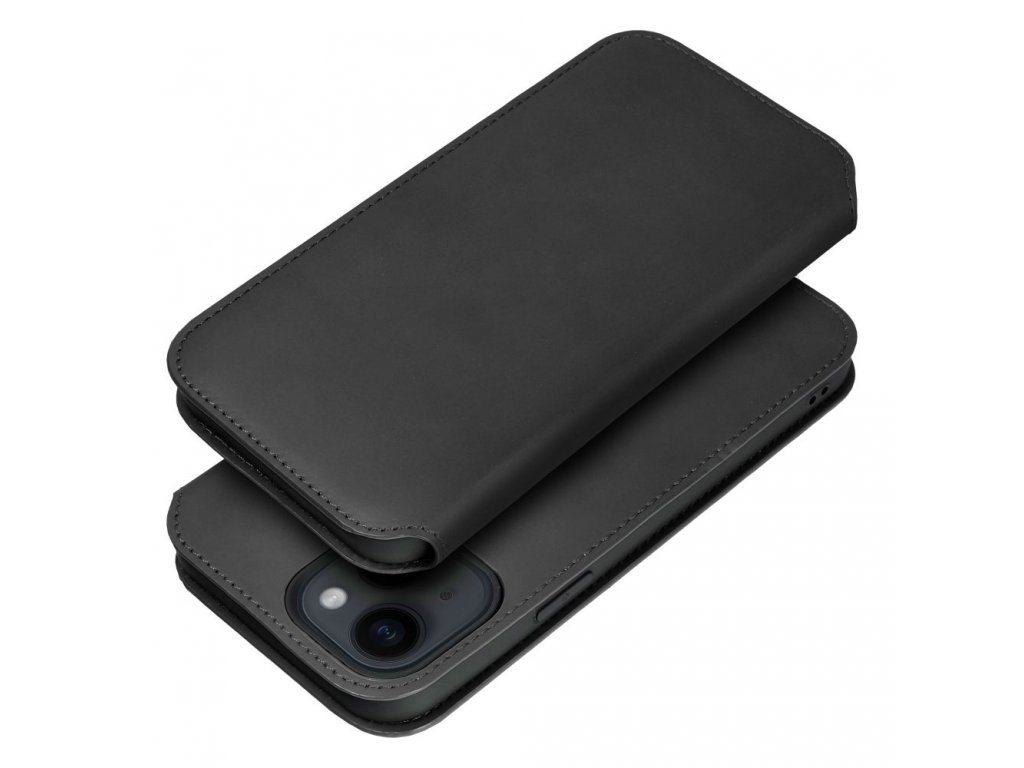 Dual Pocket book for IPHONE 15 PLUS black