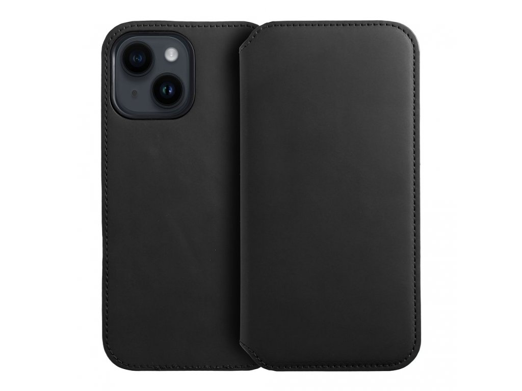 Dual Pocket book for IPHONE 15 PLUS black