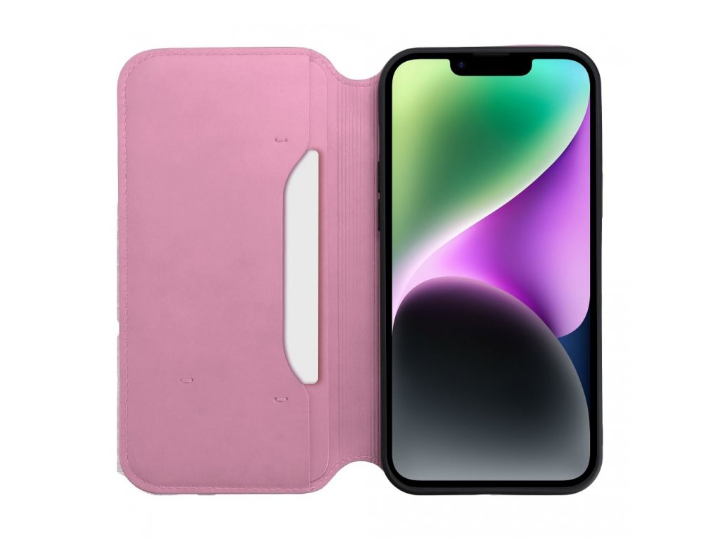 Dual Pocket book for IPHONE 15 PLUS light pink