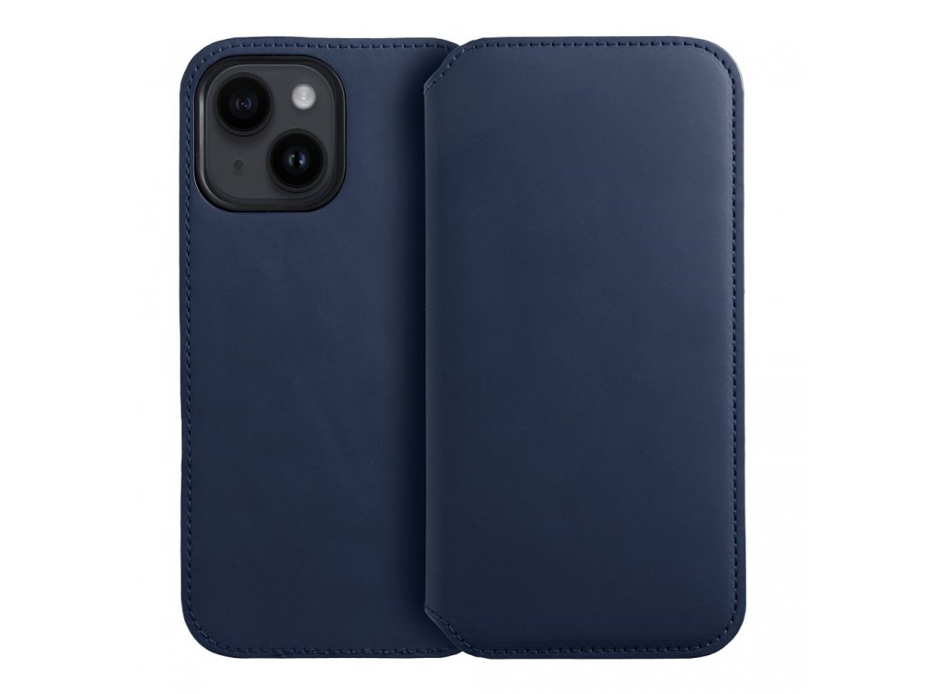 Dual Pocket book for IPHONE 15 PLUS navy