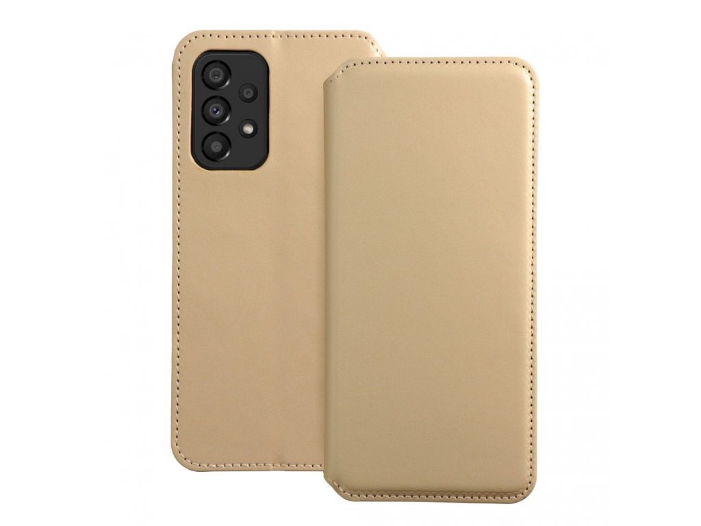 Dual Pocket book for SAMSUNG A33 5G gold