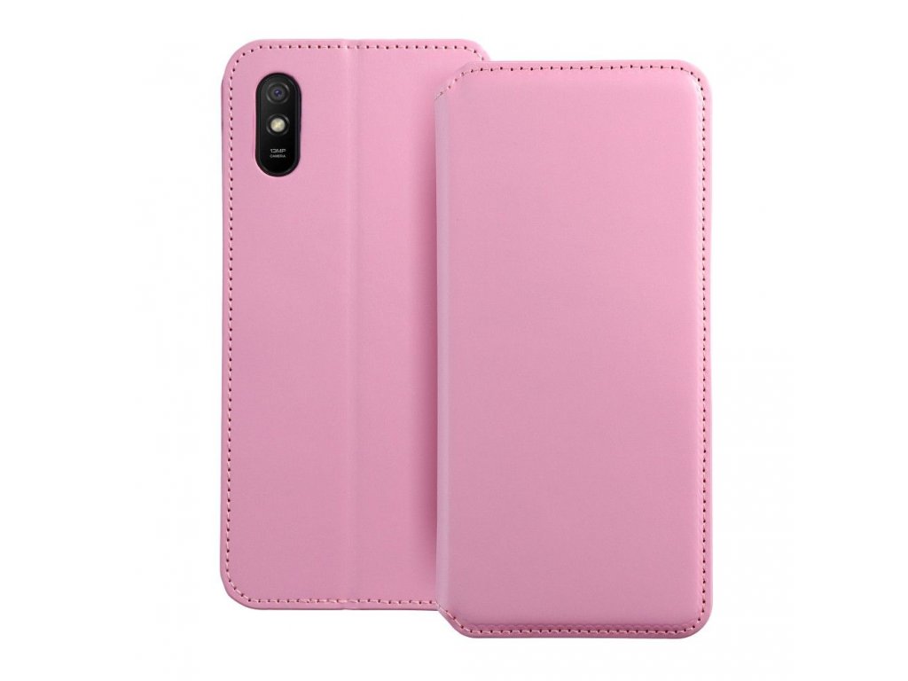 Dual Pocket Pouzdro pro XIAOMI Redmi 9A / 9AT - světle růžové