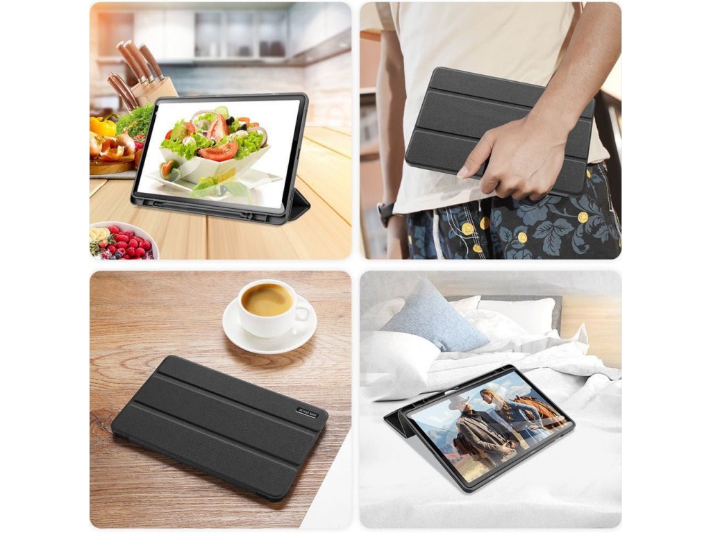 DUX DUCIS Domo - Trifold Case with pencil storage for Samsung Tab S9 black