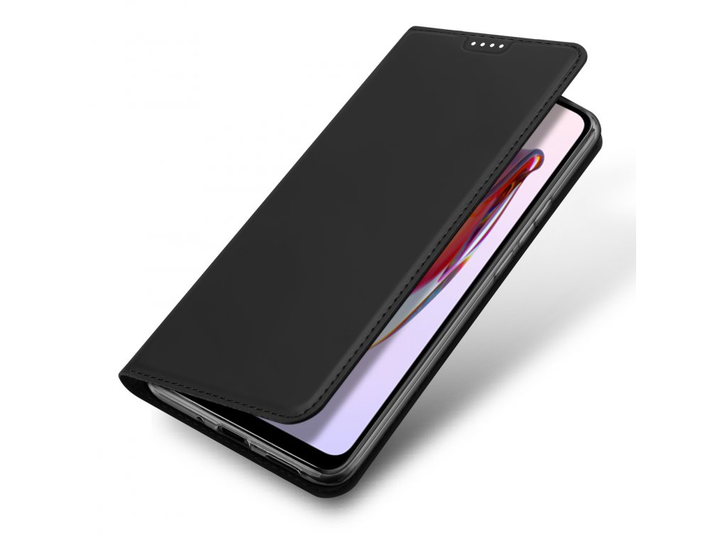 Dux Ducis Skin Pro Knížkové pouzdro s funkcí peněženky pro Xiaomi Redmi 11A / Poco C55 / Redmi 12C černé