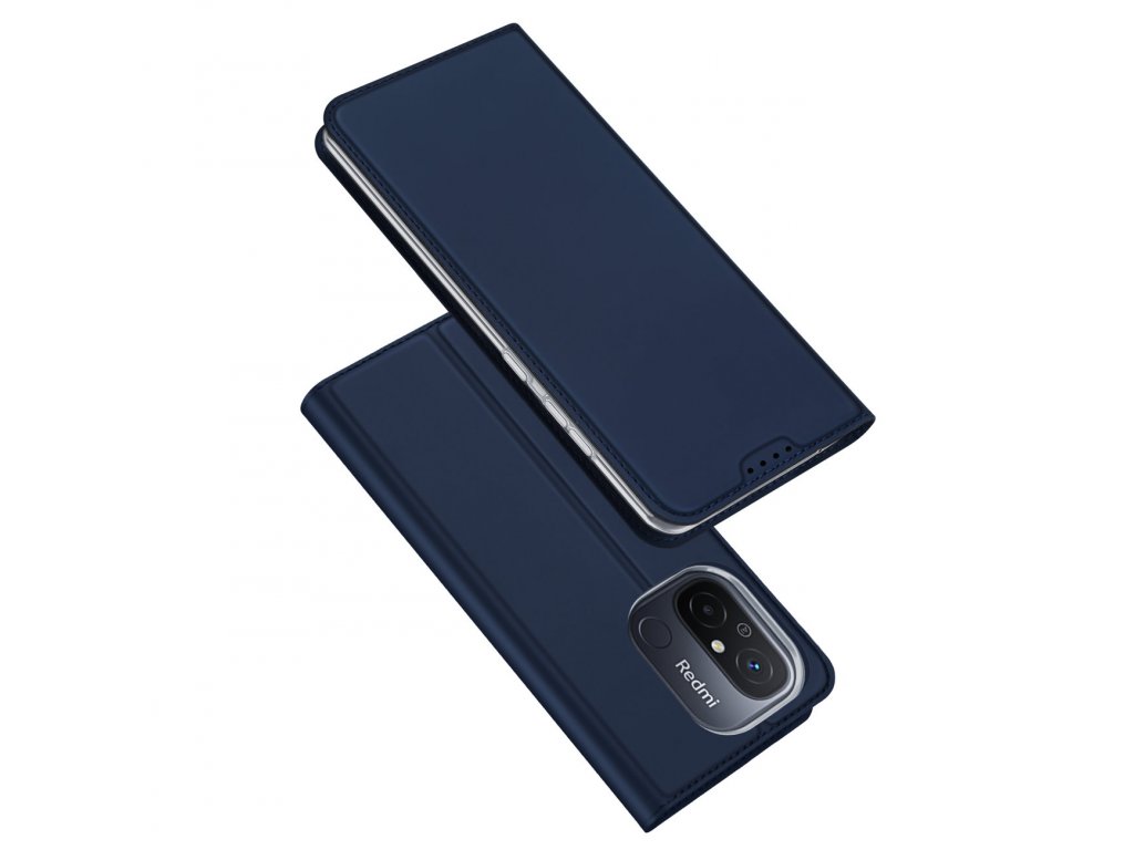Dux Ducis Skin Pro knížkové pouzdro s funkcí peněženky pro Xiaomi Redmi 11A / Poco C55 / Redmi 12C modré