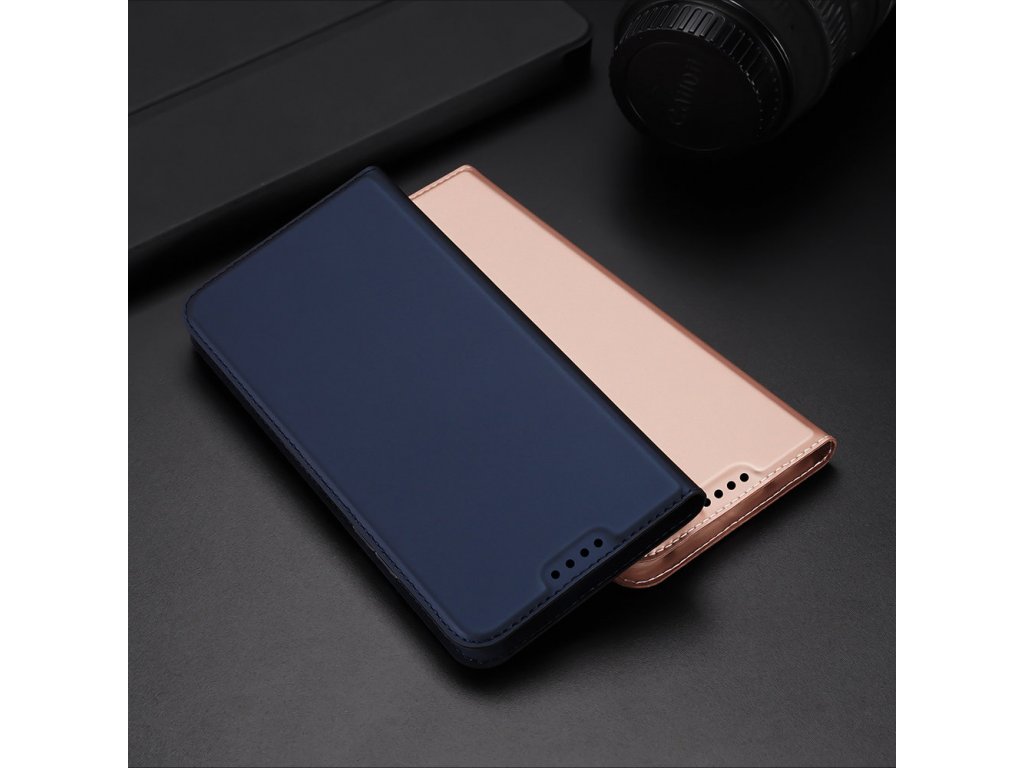 Dux Ducis Skin Pro knížkové pouzdro s funkcí peněženky pro Xiaomi Redmi 11A / Poco C55 / Redmi 12C modré