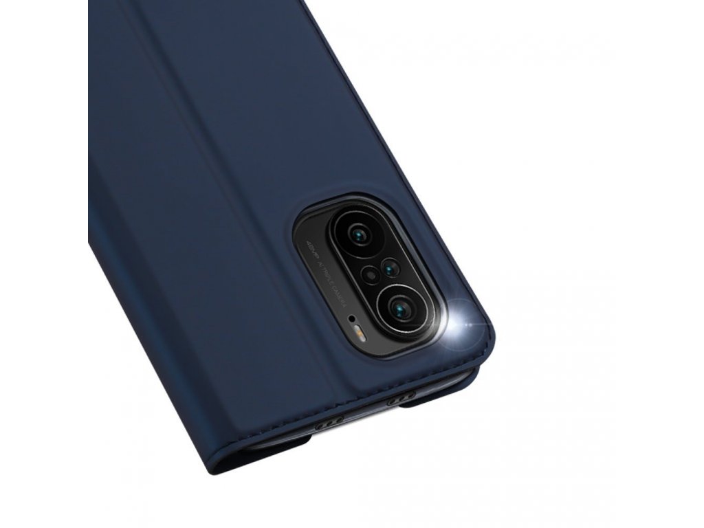 Dux Ducis Skin Pro pouzdro s flipovým krytem Xiaomi Redmi K40 Pro Plus / K40 Pro / K40 / Poco F3 modré