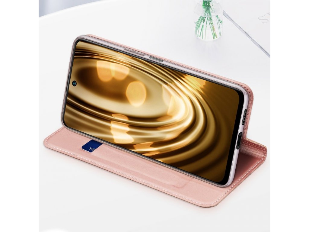 Dux Ducis Skin Pro pouzdro s flipovým krytem Xiaomi Redmi Note 11 Pro+ 5G / 11 Pro 5G / 11 Pro růžové