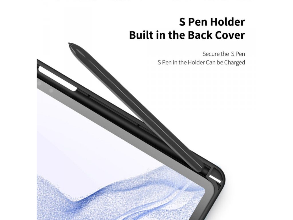 DUX DUCIS Toby - Smart Case with pencil storage for Samsung Tab S9 Plus black