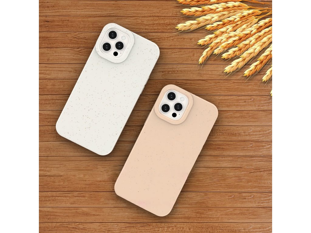 Eco Case iPhone 12 silikonové pouzdro na telefon fialové