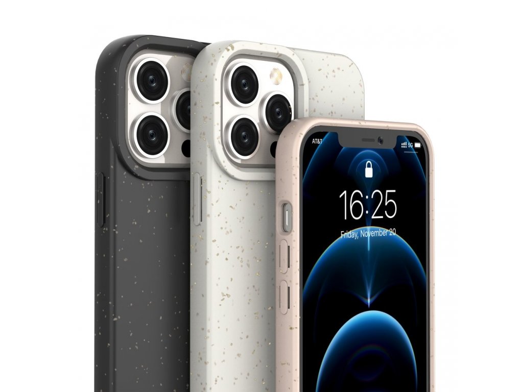 Eco Case iPhone 13 silikonový obal na telefon zelený