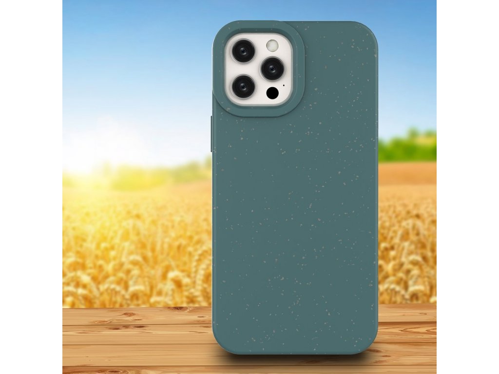 Eco Case Silikonové pouzdro na telefon iPhone 12 zelené