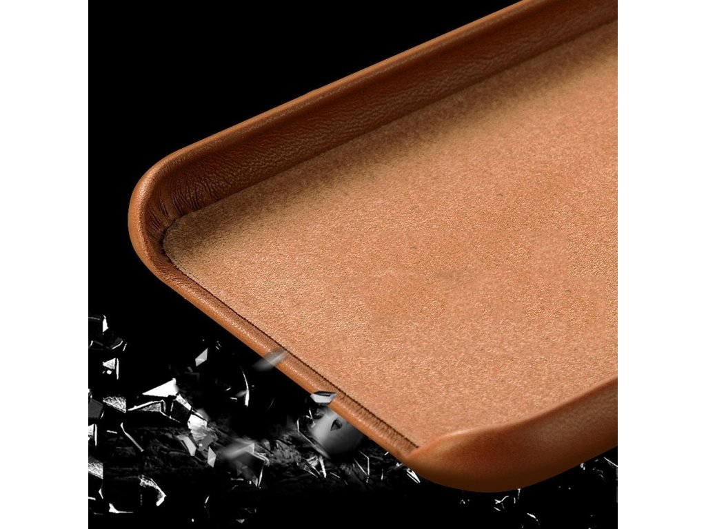 ECO Leather pouzdro z eko kůže iPhone 8 Plus / iPhone 7 Plus hnědé