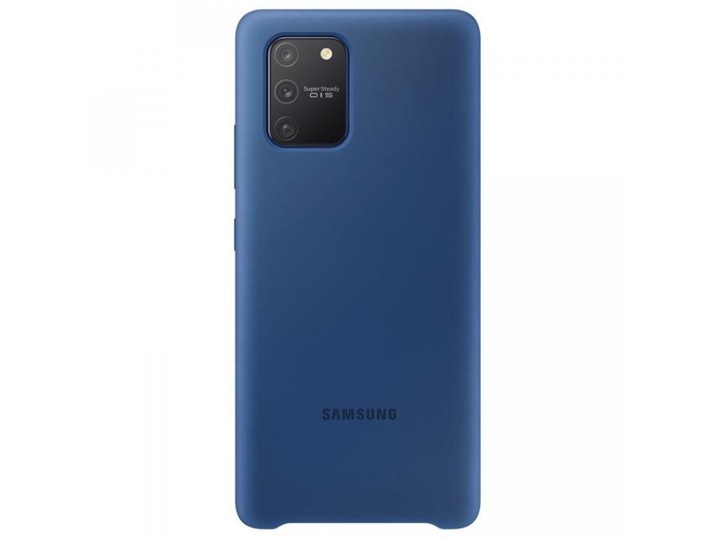 EF-PG770TLE Samsung Silikonový kryt pro Galaxy S10 Lite - modrý