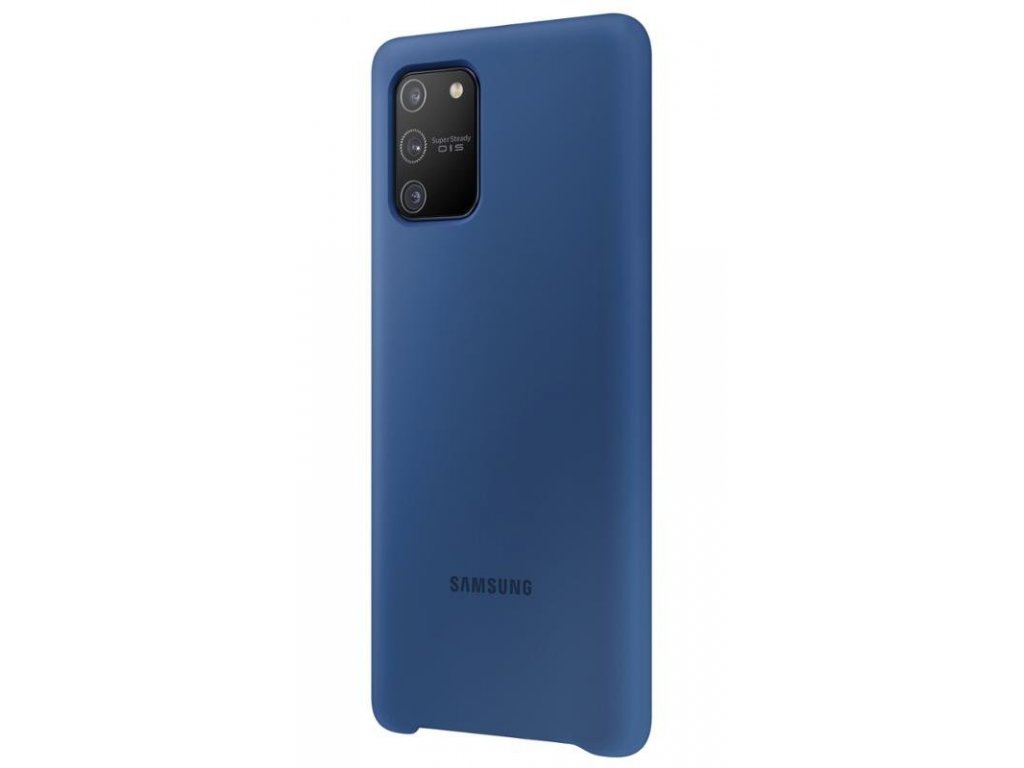 EF-PG770TLE Samsung Silikonový kryt pro Galaxy S10 Lite - modrý