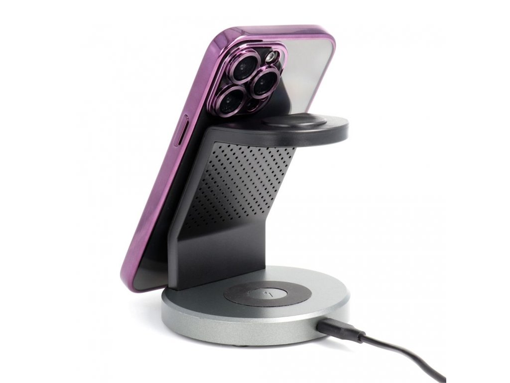 Electro Mag Cover case compatible with MagSafe for IPHONE 15 PLUS deep purple