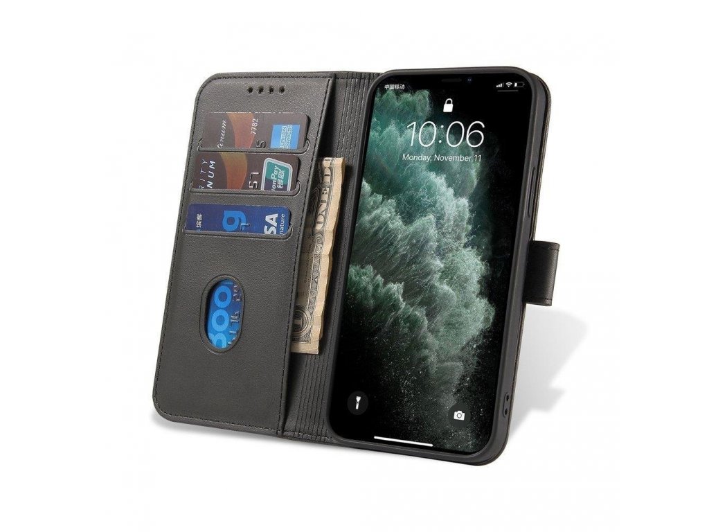 Elegantní pouzdro Magnet Case s flipovým krytem a funkcí stojánku Samsung Galaxy S20 FE 5G černé