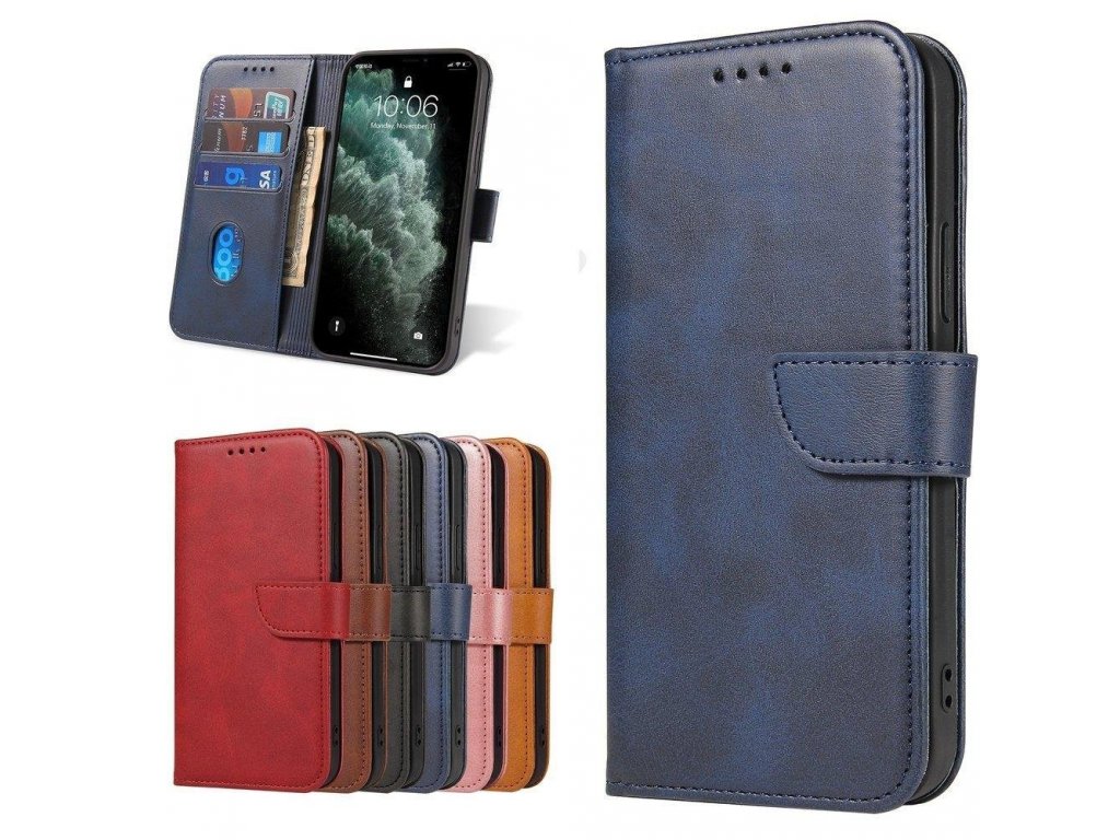 Elegantní pouzdro Magnet Case s flipovým krytem a funkcí stojánku Samsung Galaxy S20 FE 5G modré