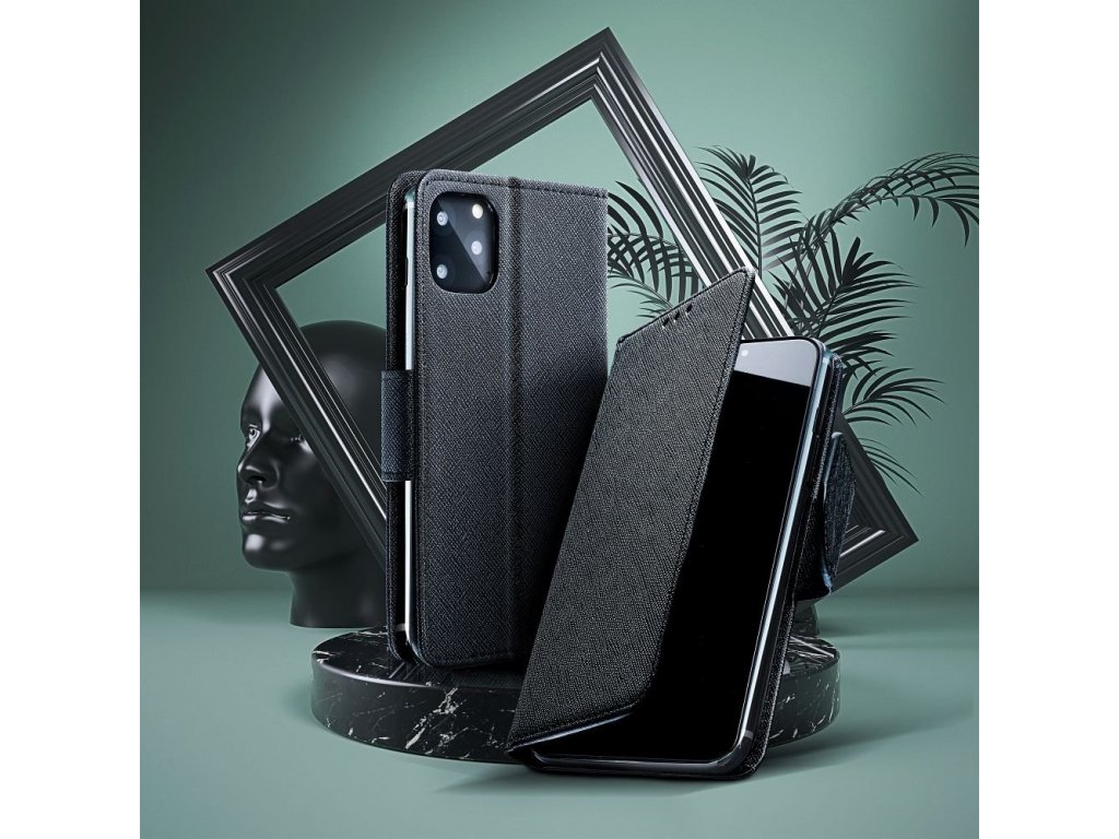 Fancy Book case for IPHONE 14 PLUS ( 6.7 ) black