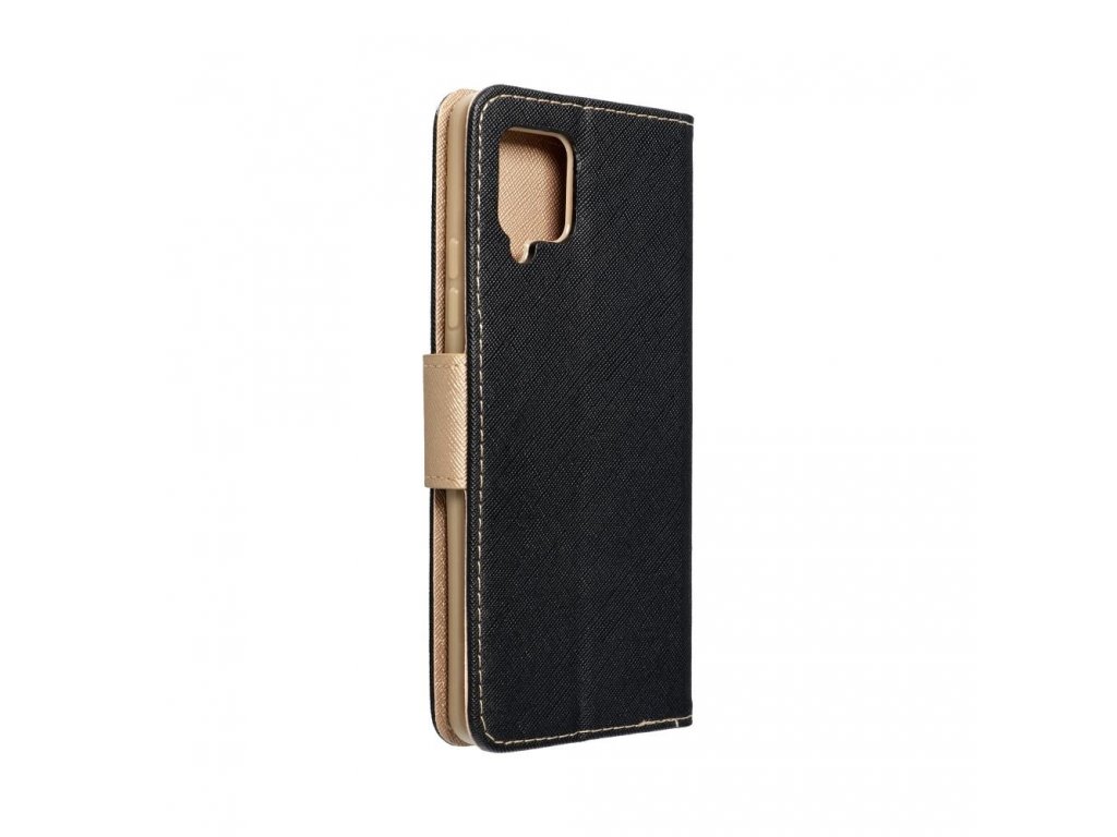 Fancy Book case for IPHONE 14 PLUS ( 6.7 ) black / gold